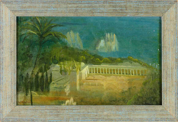 Обрыньба Николай Ипполитович. Май на Капри. Античная библиотека на Капри